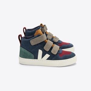 Veja Kids Sneakers - Blue, Green, Burgundy Size 4